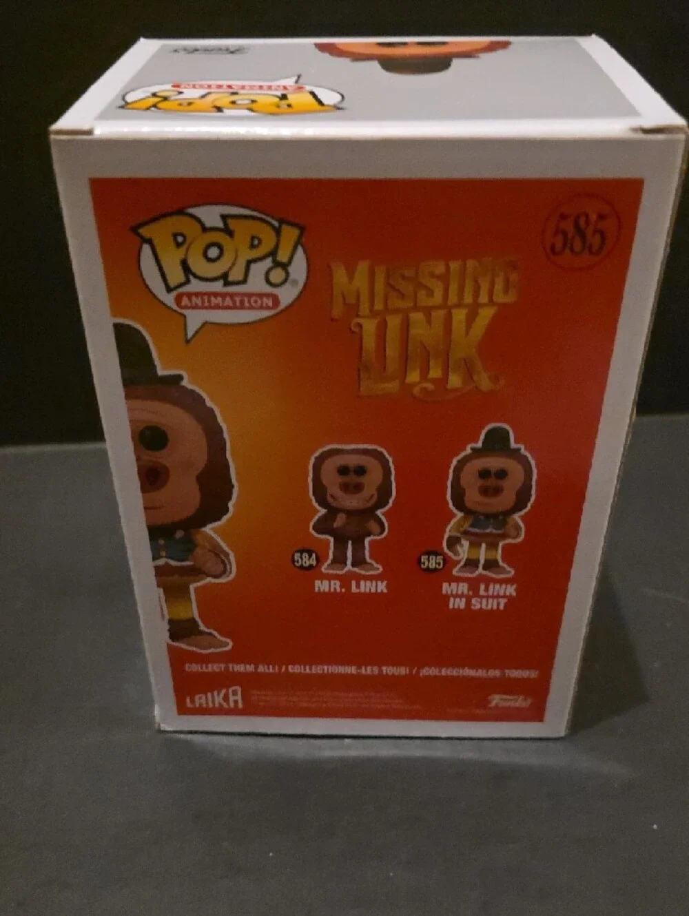 Funko Pop! Animation Mr. Link in Suit - Orange, Yellow and Tan - Picture 5 of 7